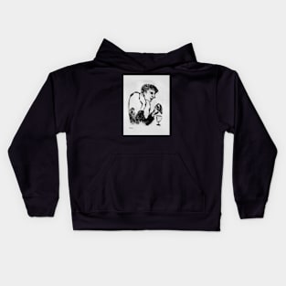 Despondent figure Kids Hoodie